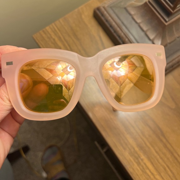 Acne Studios $395 Library sunglasses in pink acetate; good used condition! - Picture 10 of 12